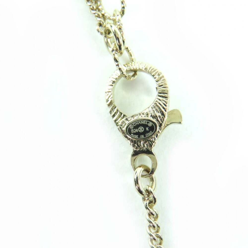 Chanel Cc Logo Pendant Necklace Gold- #250119C14B - Picture 9 of 9